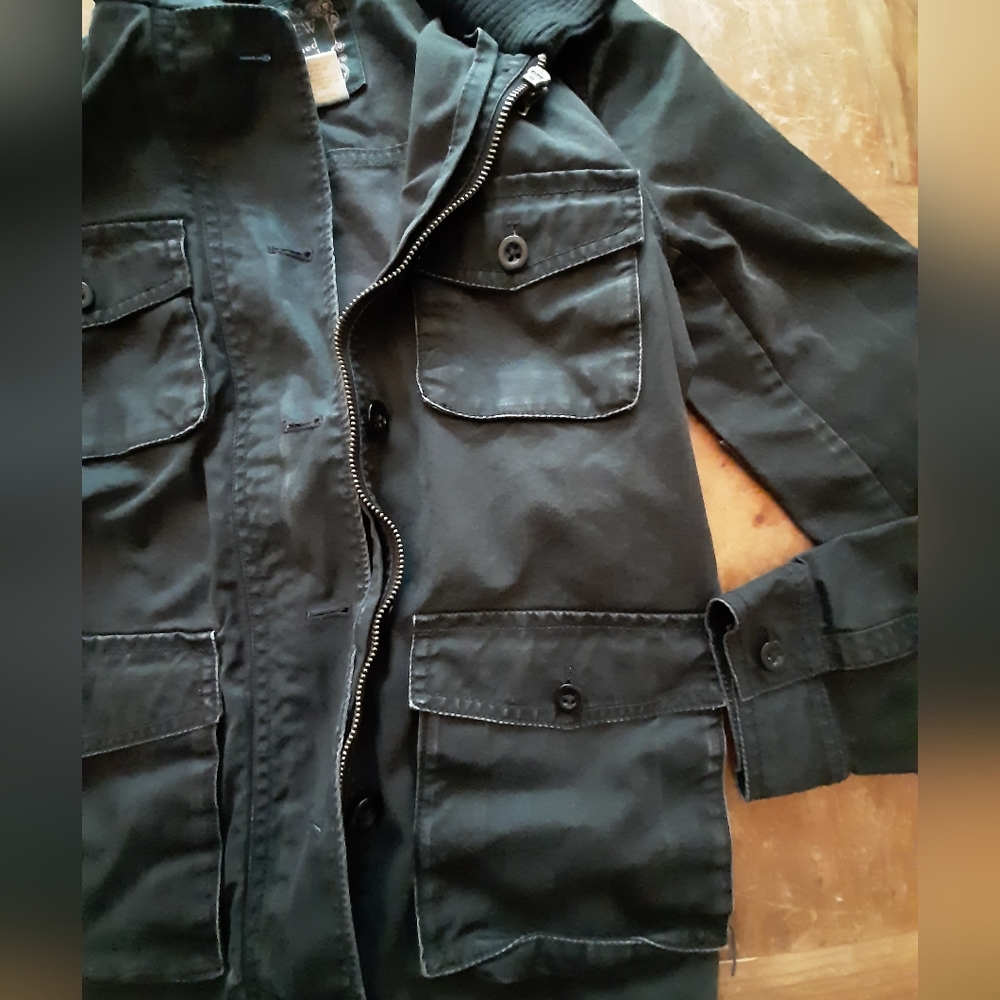 Jcrew Washed & Aged Utility Jacket - image 4